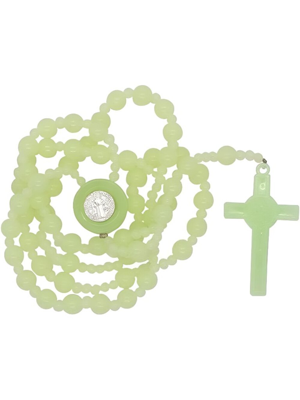Glow in the Dark Saint Benedict Rosary | Luminous Beads and Cross